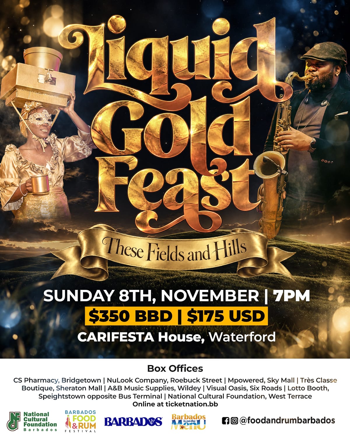 Barbados Food & Rum Festival 2026 – Liquid Gold Feast featuring Chef Michael Hinds