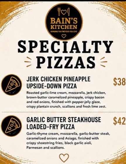 Bain's Kitchen This Week's Specials – Limited-Time Menu