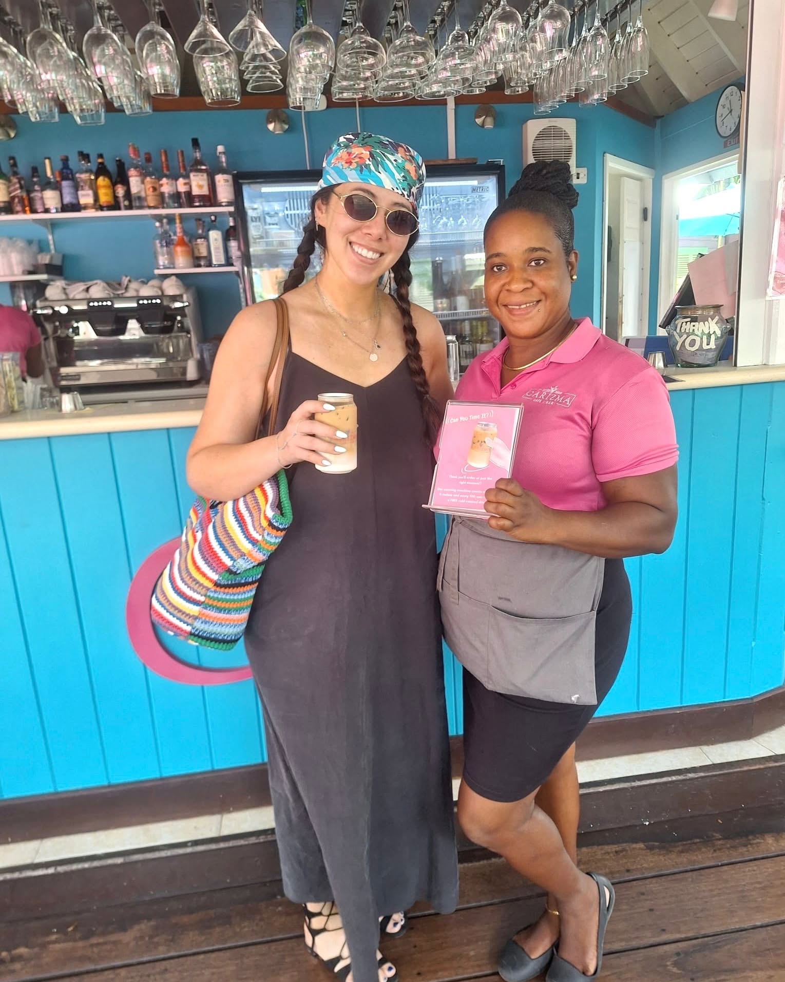 Every 10th Can Gets a FREE Cold Canned Drink at Carizma Cafe & Bar