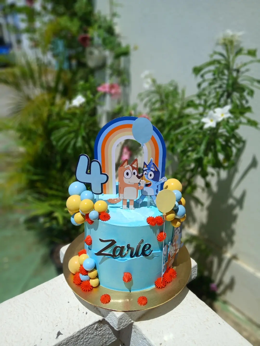 Bluey Themed 8" Cake + 12 Cupcakes Bundle Starting at $250