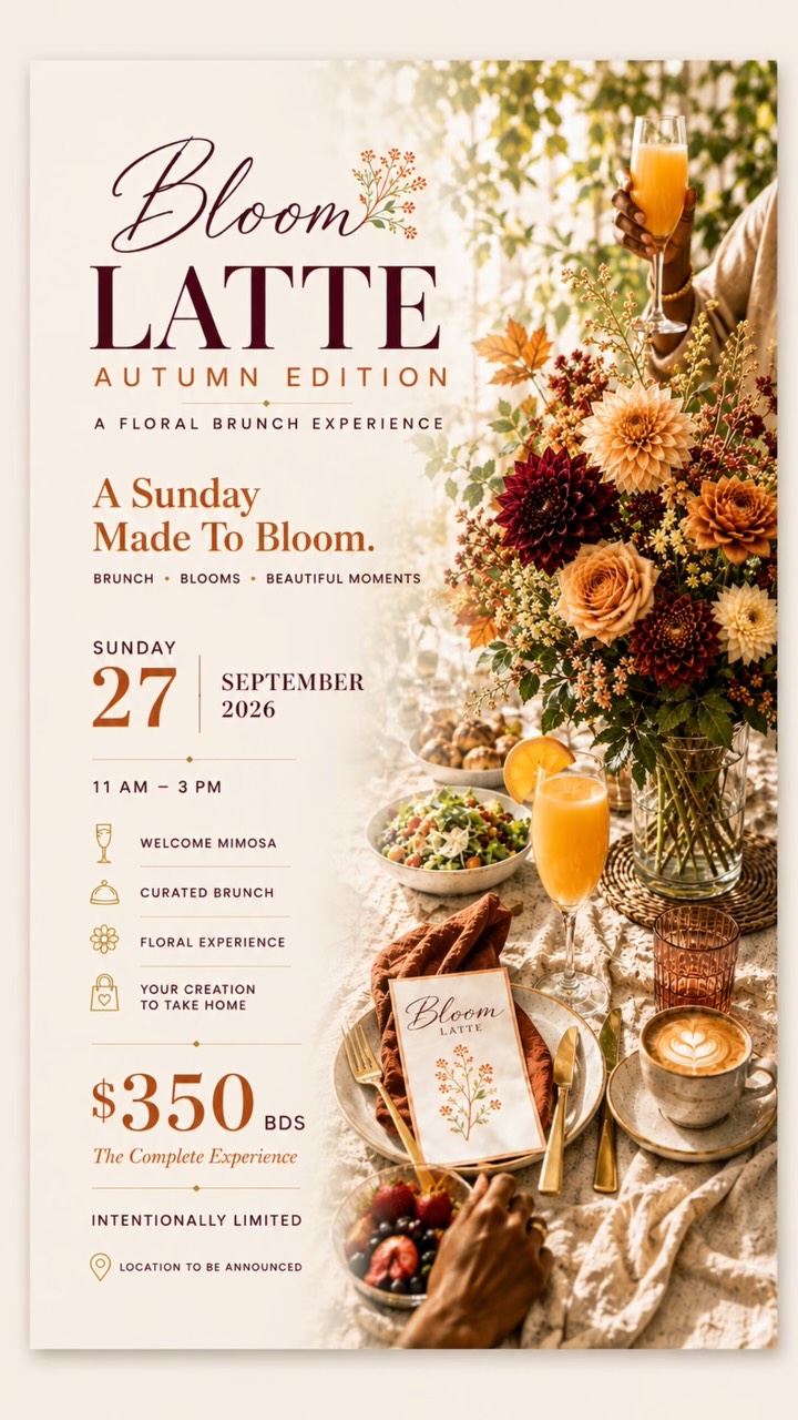 Bloom Latte: Autumn Edition – Floral Brunch Experience