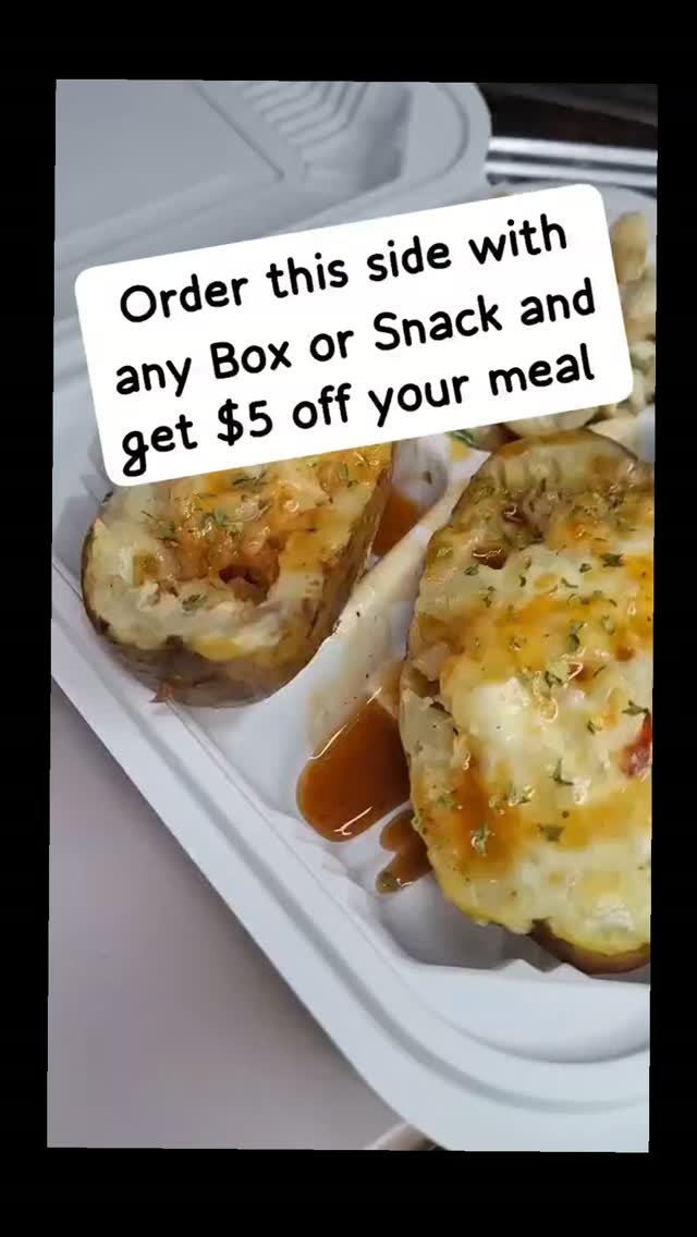Baked Mash Potatoes Deal – Get $5 Off Your Meal at De Fry Spot