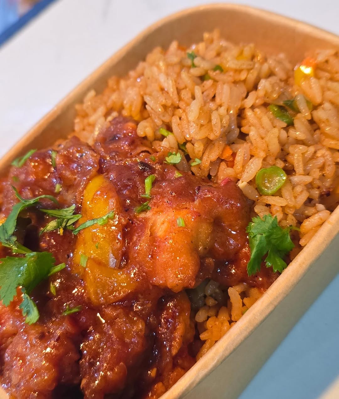 Dragon Chicken & Fried Rice Combo for $32 at Deldia's Kitchen