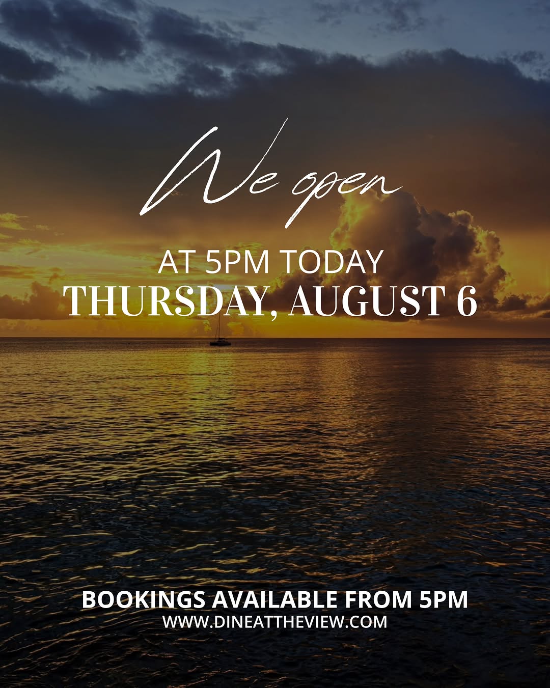 3-Course Dinner for $119 + Golden Hour Cocktail Deals at The View