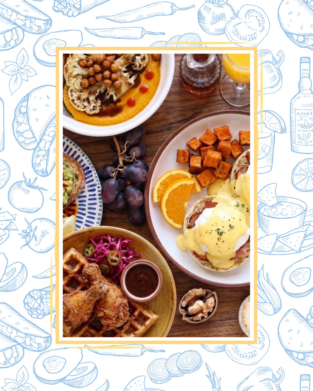 Sunday Brunch with Bottomless Mimosas or Rum Sours + October Birthday Special