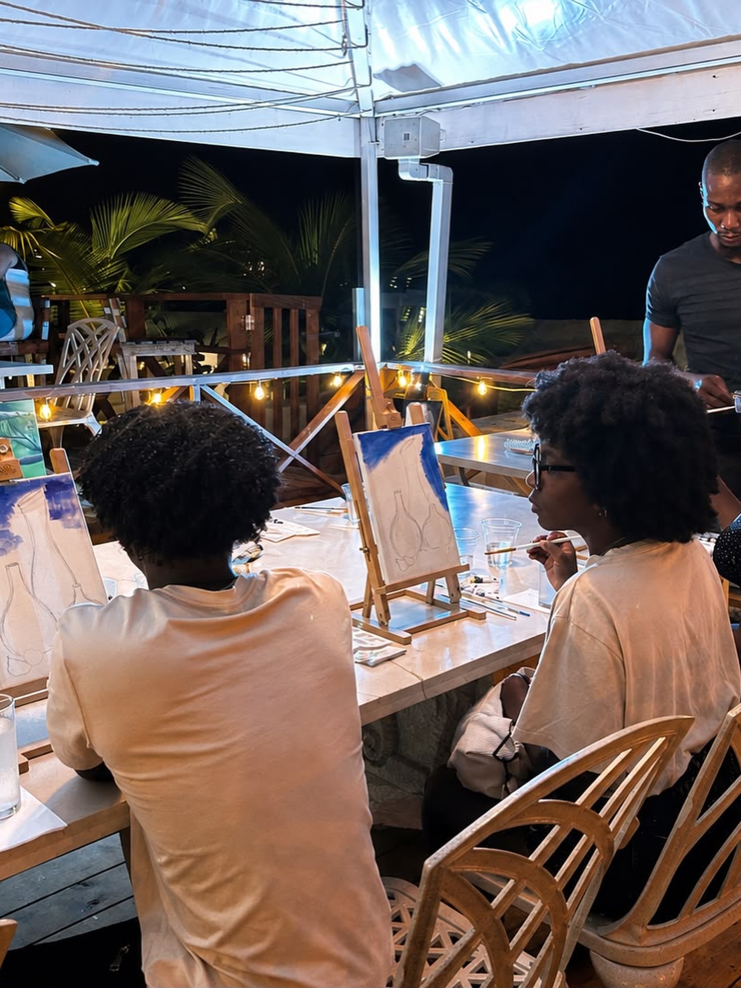 Paint & Sip Night at Eden On The Sea – $100 Per Person
