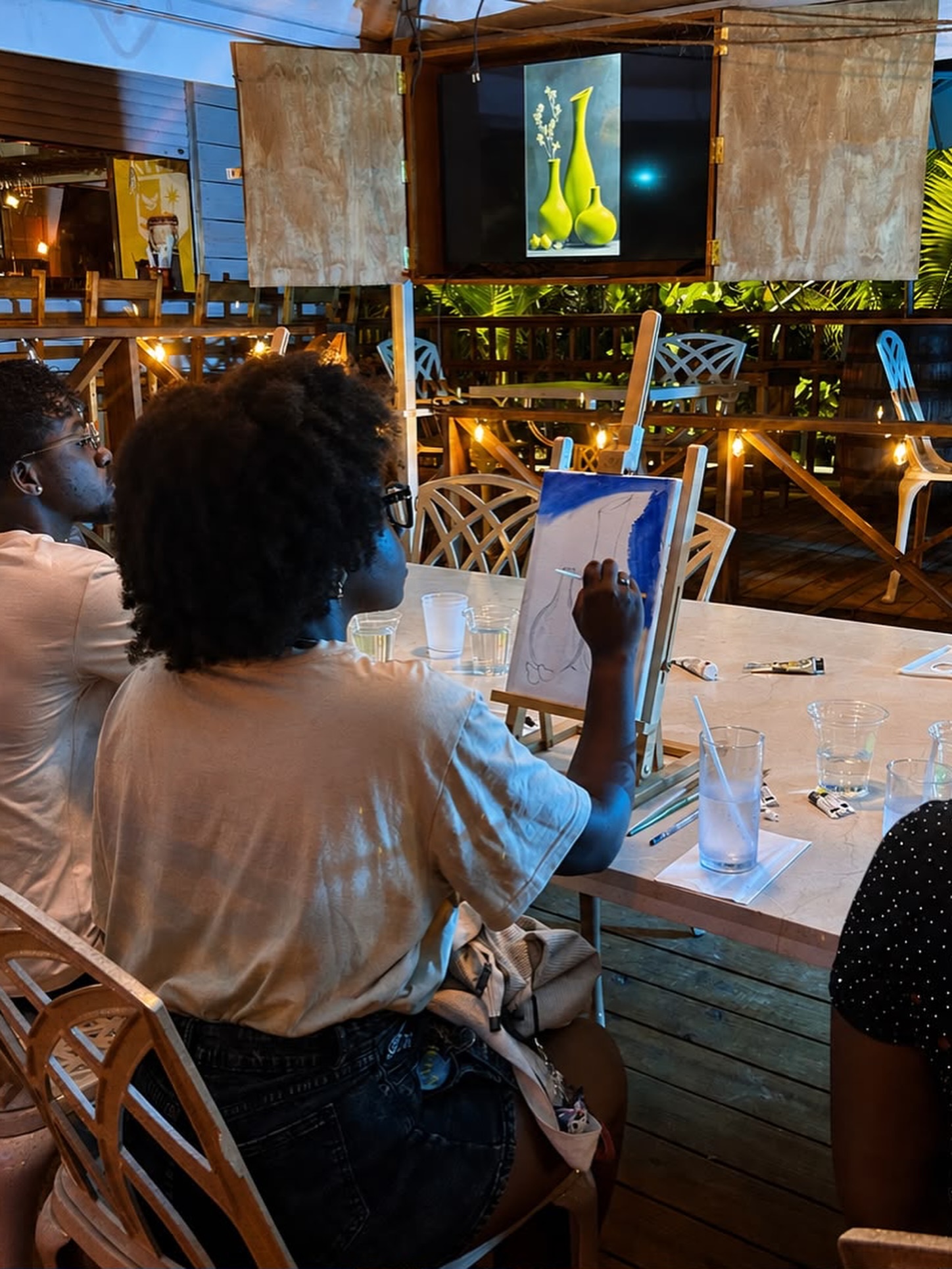 Paint & Sip Night at Eden On The Sea – $100 Per Person