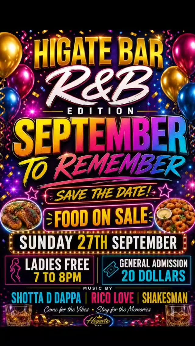Higate Bar R&B Edition – September To Remember