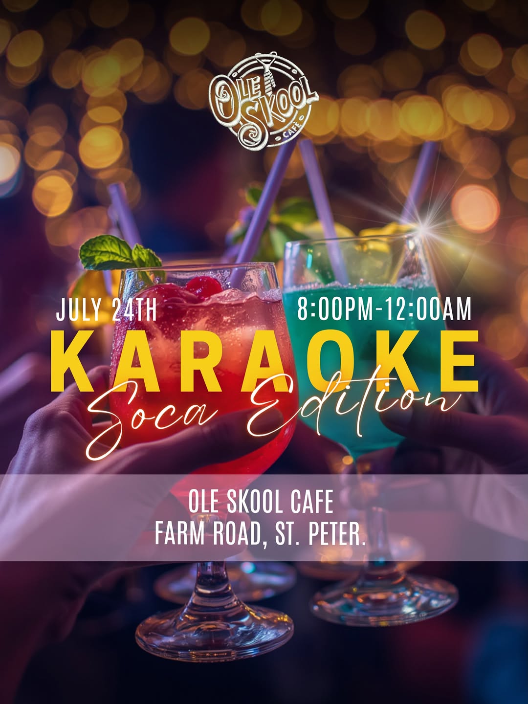 Karaoke Night – Soca Edition at Ole Skool Cafe