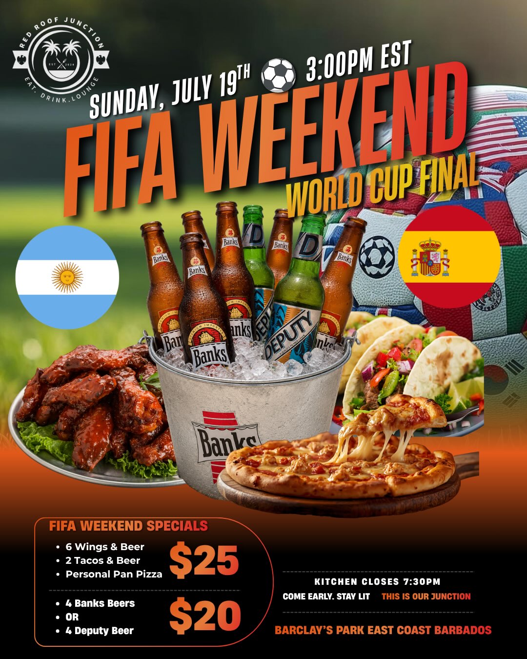 FIFA Weekend Specials at Red Roof Junction – Bronze Final & World Cup Final