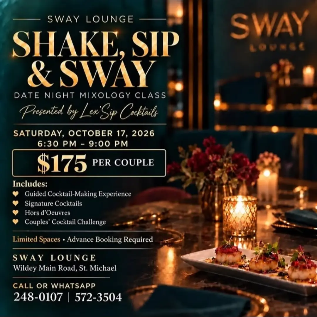 Shake, Sip & Sway Date Night Mixology Class at Sway Lounge – $175 Per Couple