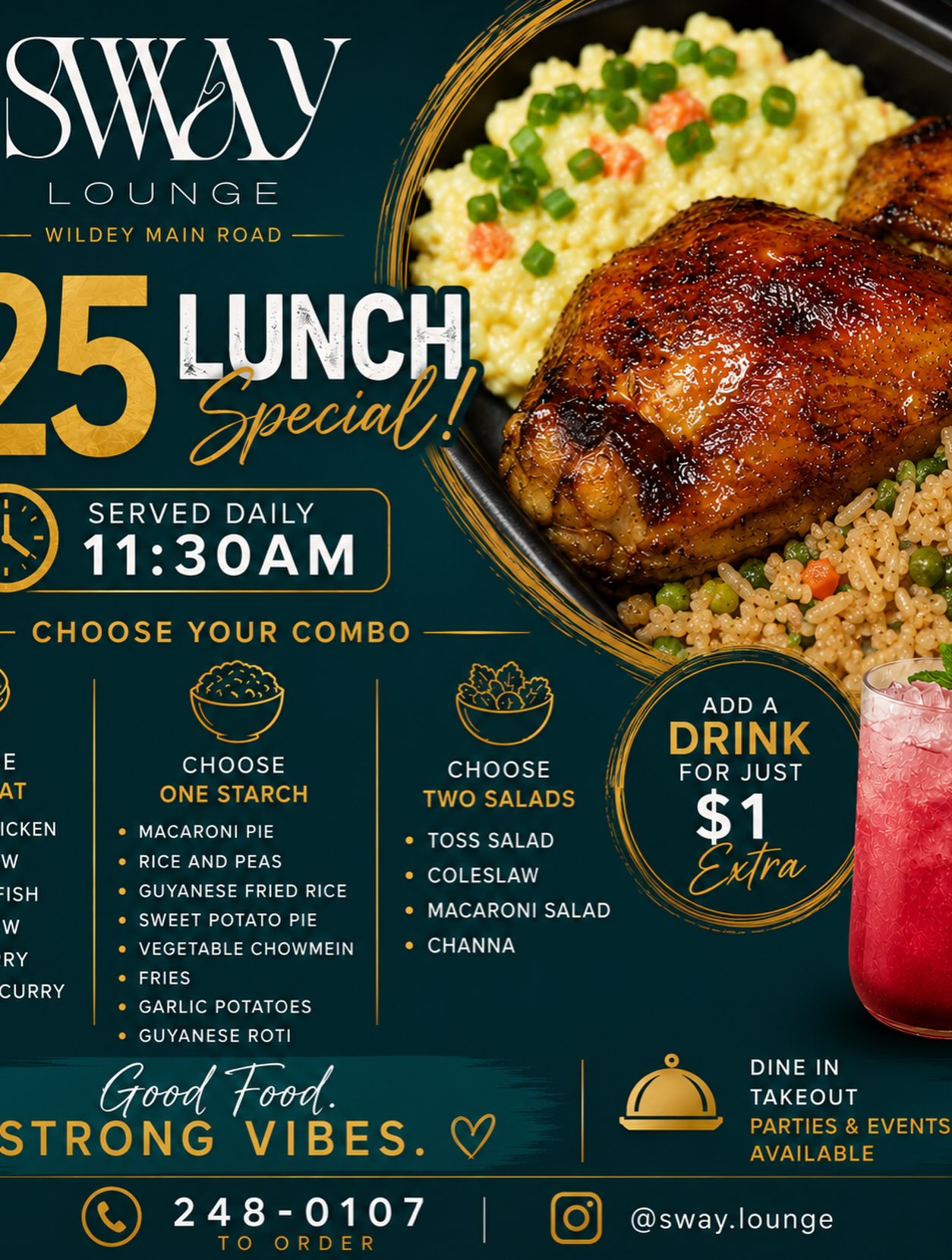 Sway Lounge Weekend Line-Up: Tipsy Thursdays & Happy Hour Deals