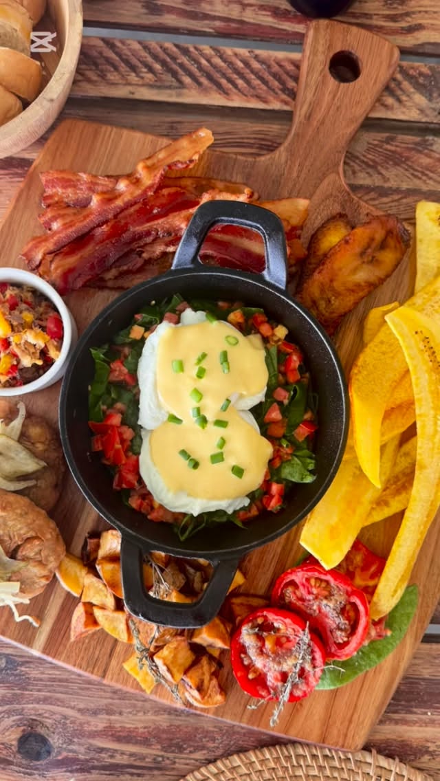 Round House Brunch Board for Two – $120 BBD + Bottomless Mimosas Add-On
