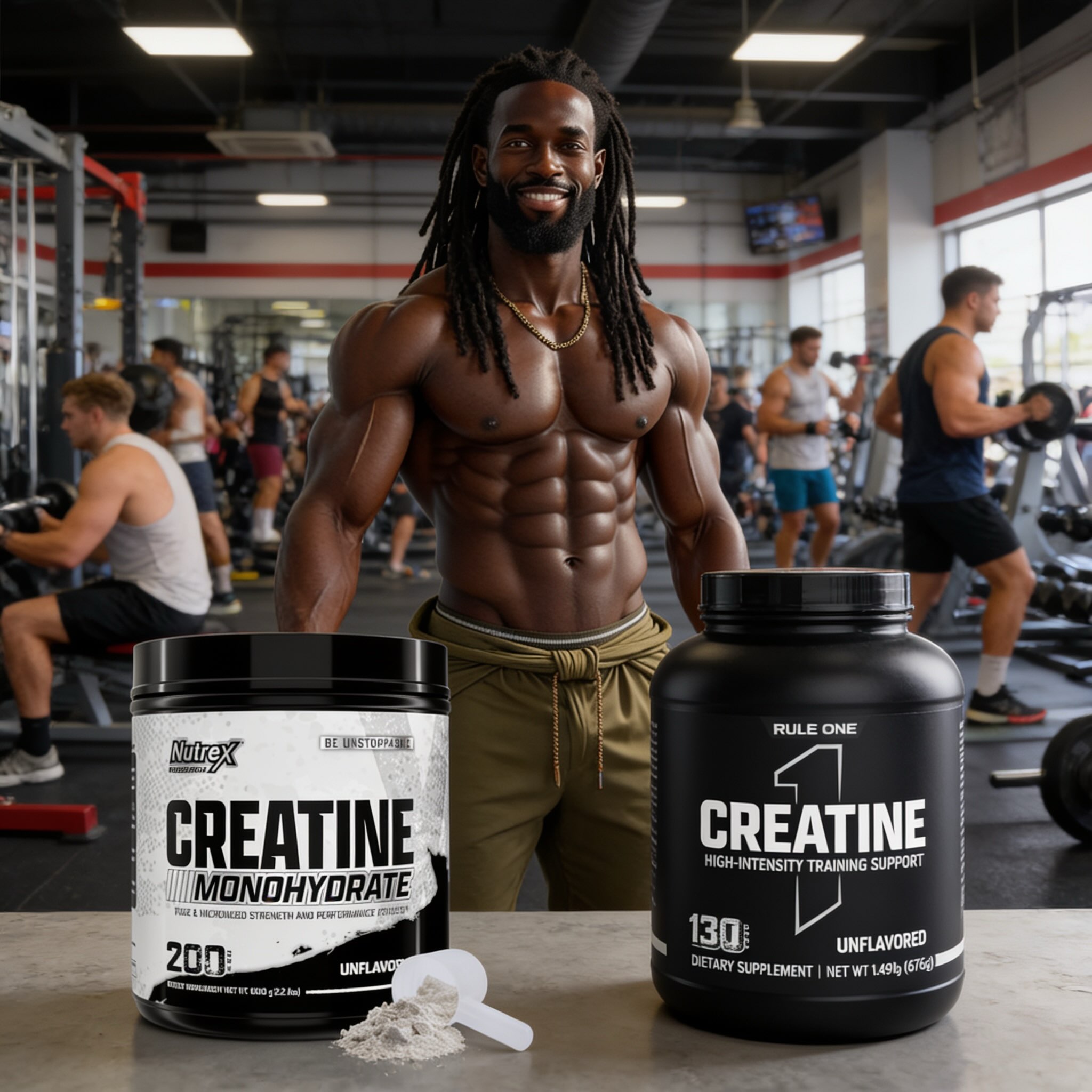 Creatine Under 50¢ a Serving – Rule 1 $60 & Nutrex 1kg $80
