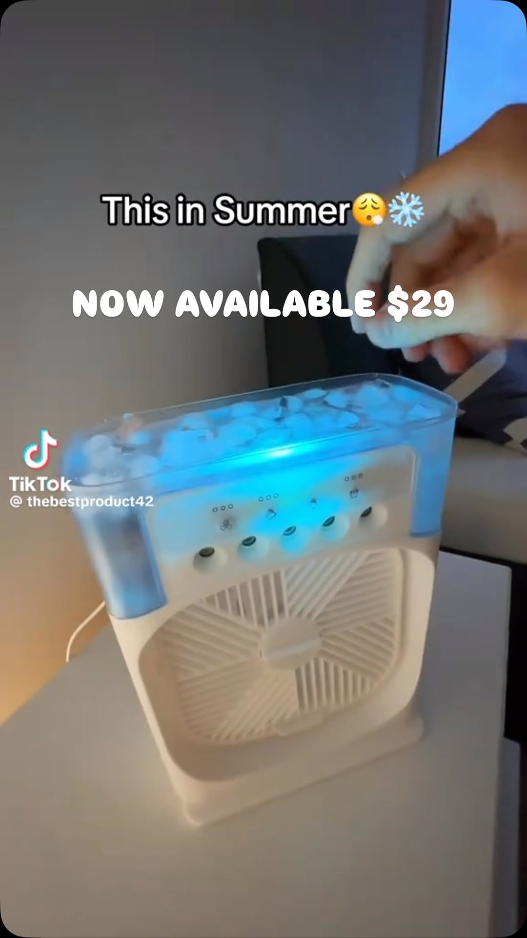 Portable Ice Fan / Air Cooler – Now Available at $29