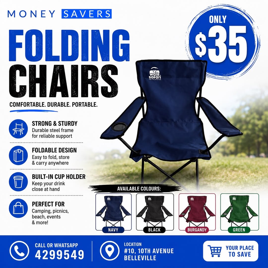 Folding Chairs – Only $35 at Money Savers