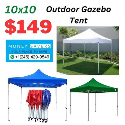 10x10 Outdoor Gazebo Tent – $149
