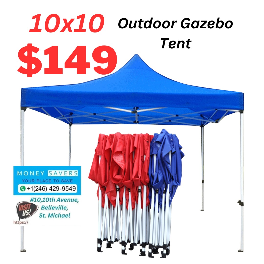10x10 Outdoor Gazebo Tent – $149 at Money Savers