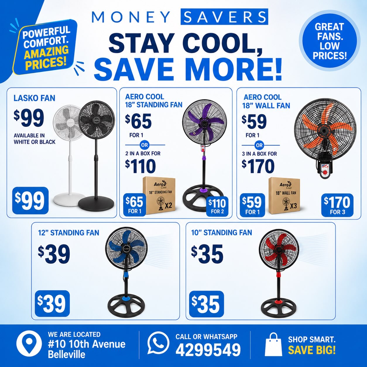 Money Savers Fan Sale – Stay Cool, Save More!