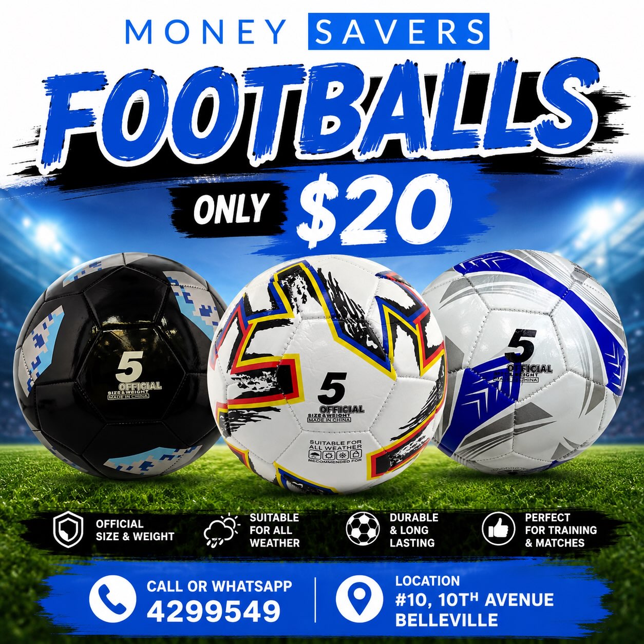 Footballs Only $20 at Money Savers