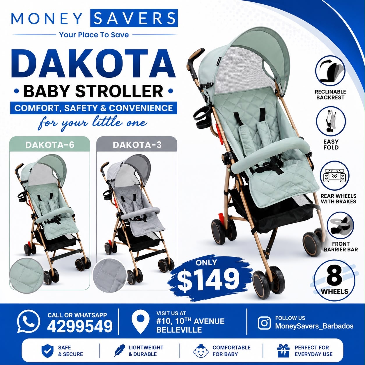Dakota Baby Stroller – Only $149 at Money Savers