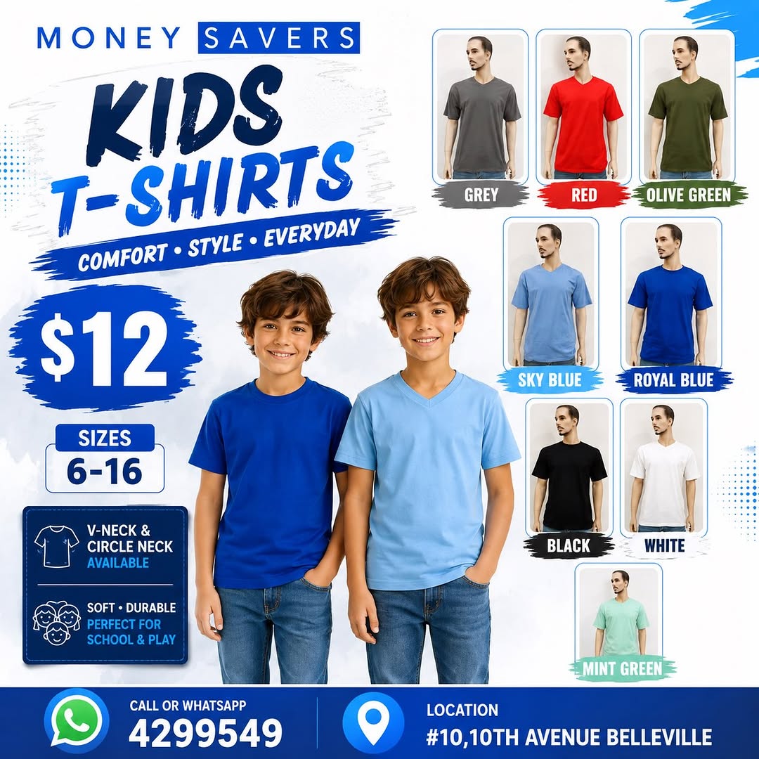 Kids T-Shirts for $12 – Sizes 6-16, Multiple Colors