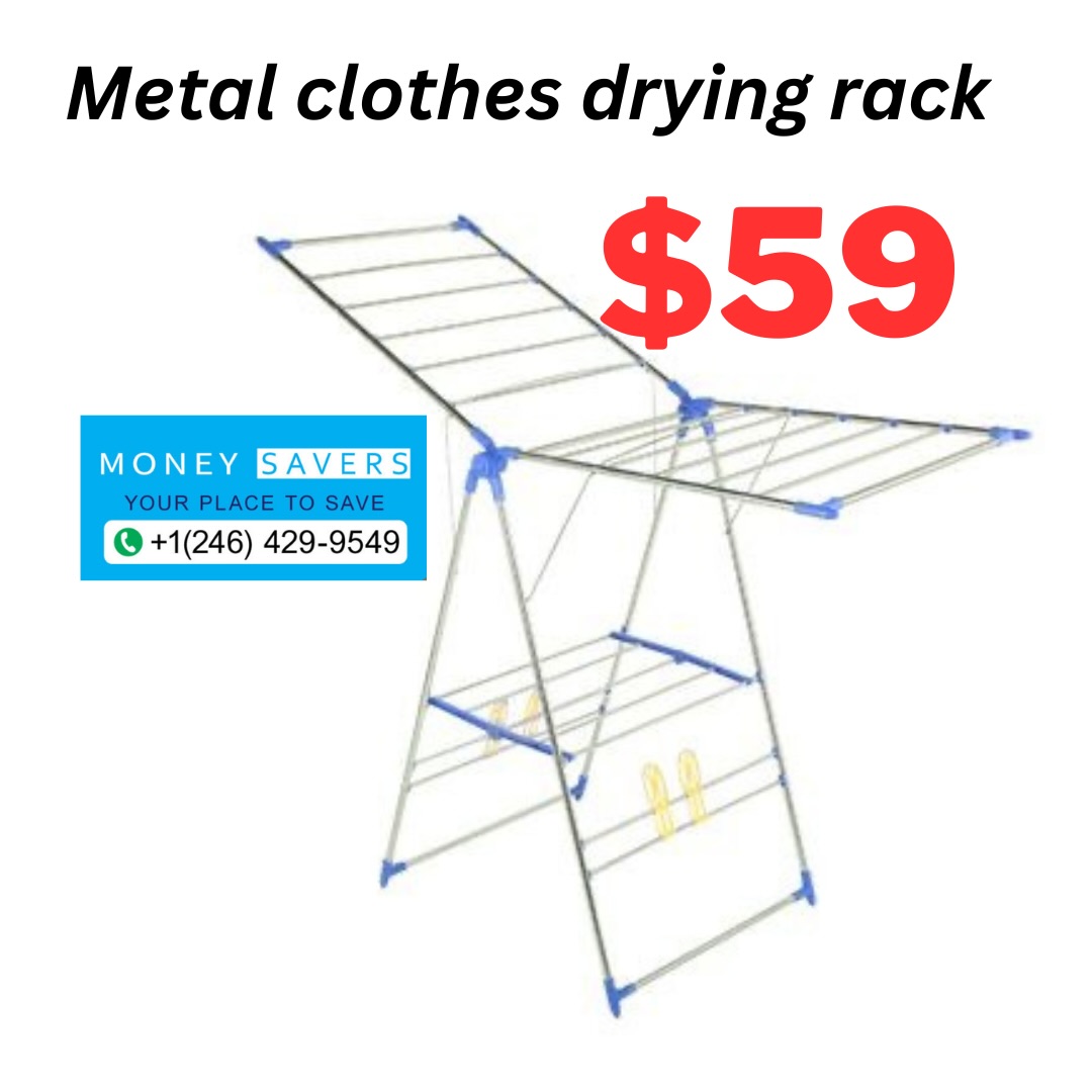 Metal Clothes Drying Rack – $59 at Money Savers