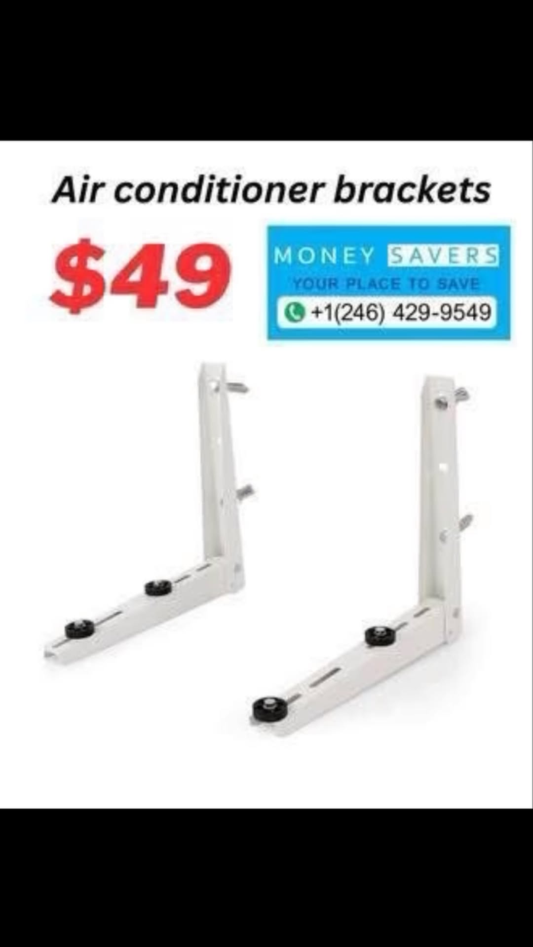 Air Conditioner Brackets – $49 at Money Savers