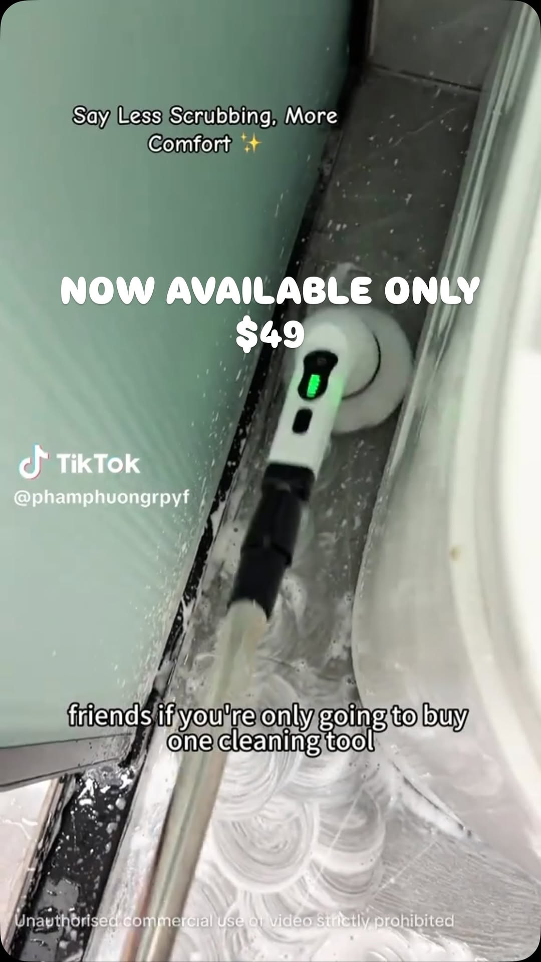 Electric Cleaning Brush Now Available for Only $49