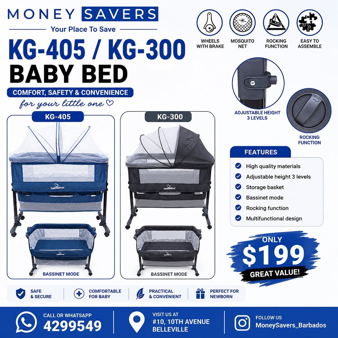 Baby Bed KG-405 / KG-300 – Only $199 at Money Savers