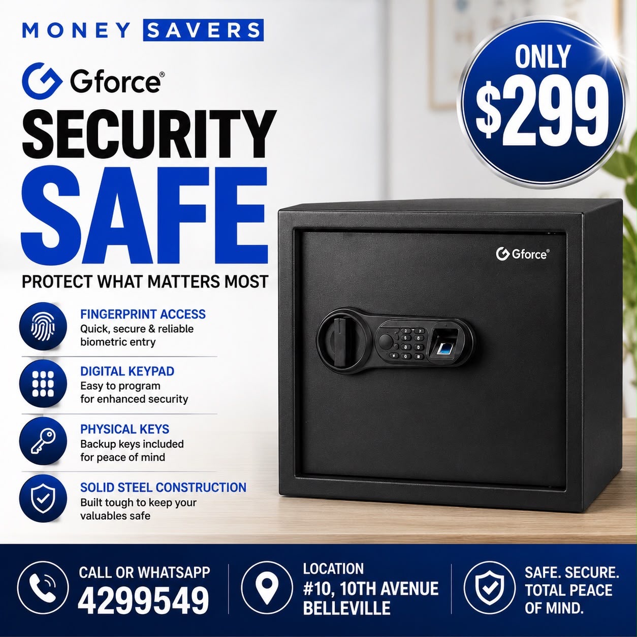 Gforce Security Safe – Only $299 at Money Savers