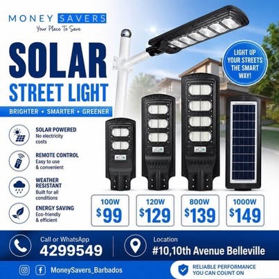 Solar Street Lights from $99 at Money Savers
