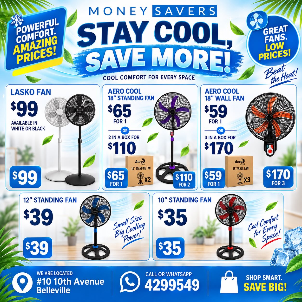Money Savers Stay Cool, Save More – Fan Sale