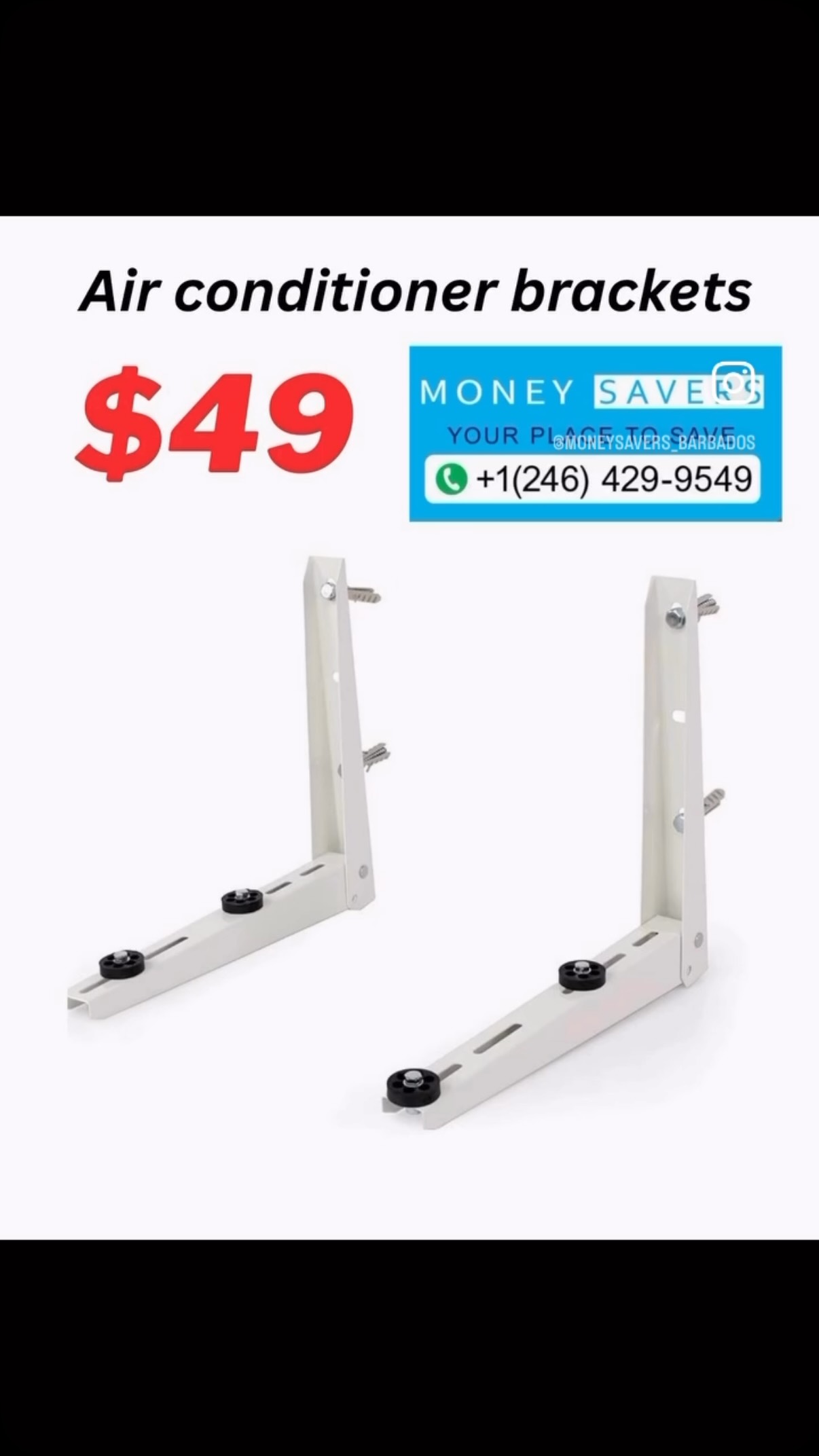 Air Conditioner Brackets – $49 at Money Savers