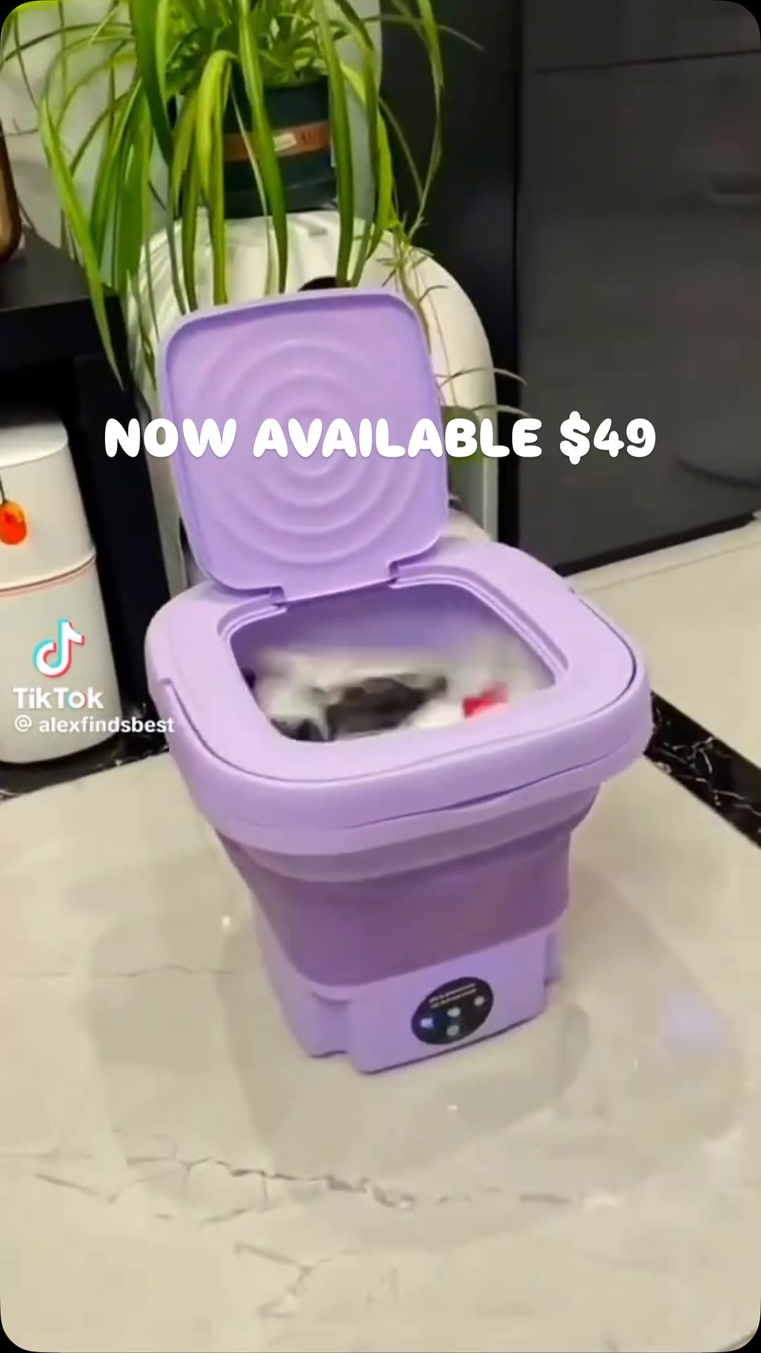 Mini Portable Washing Machine Now Available for $49