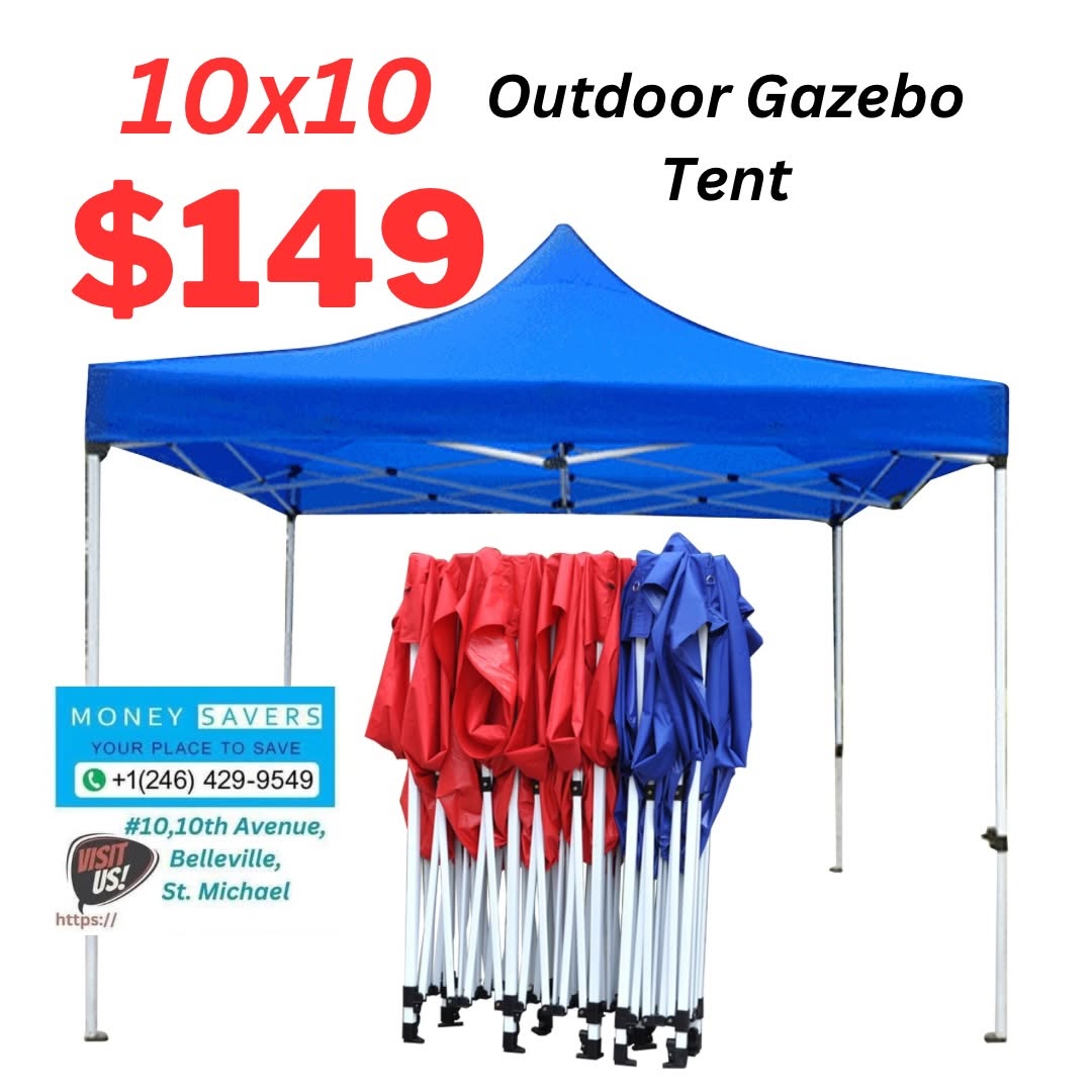 10x10 Outdoor Gazebo Tent – $149 at Money Savers