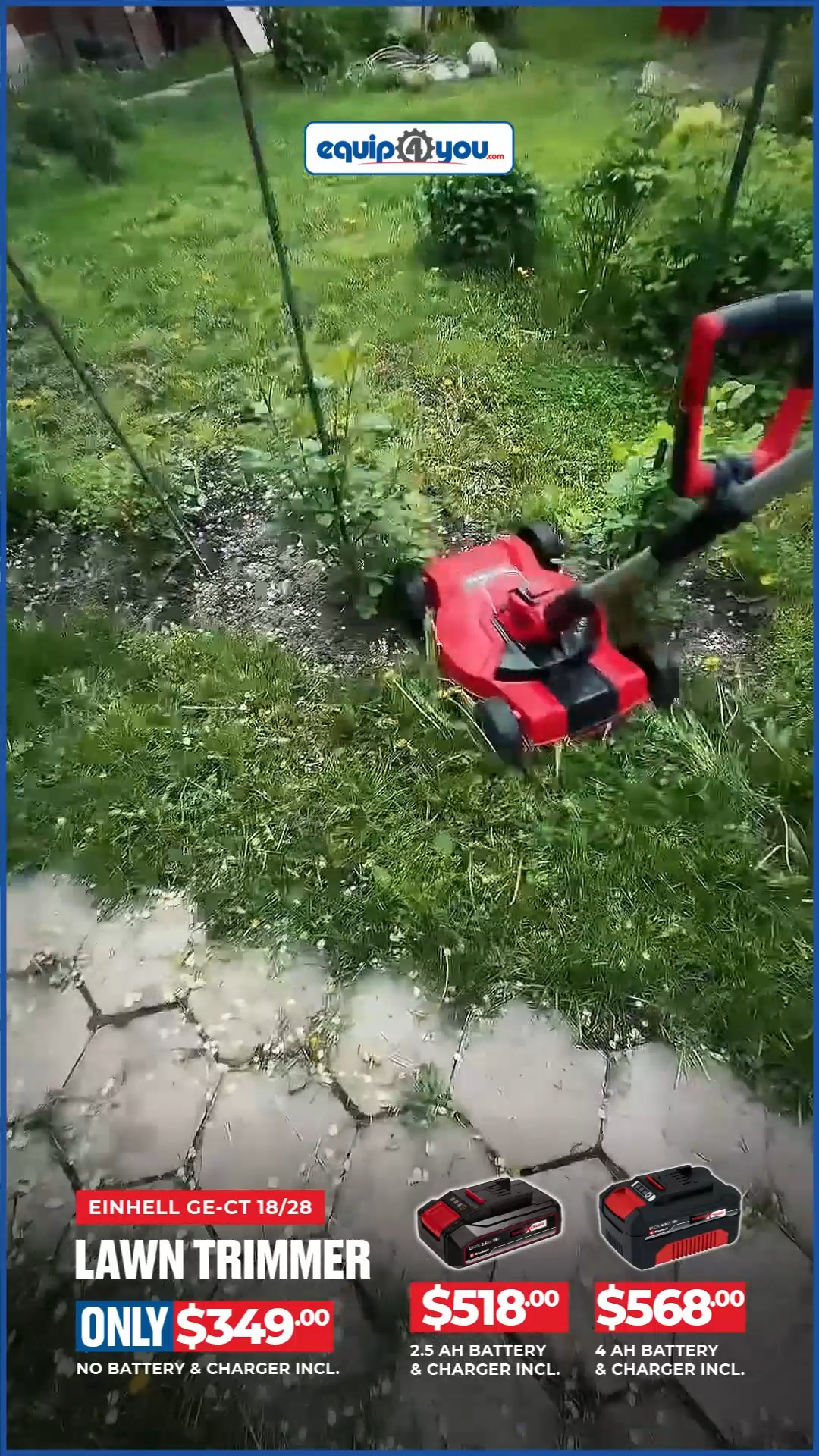 Einhell GE-CT 18/28 Lawn Trimmer – From $349 at Equip4You