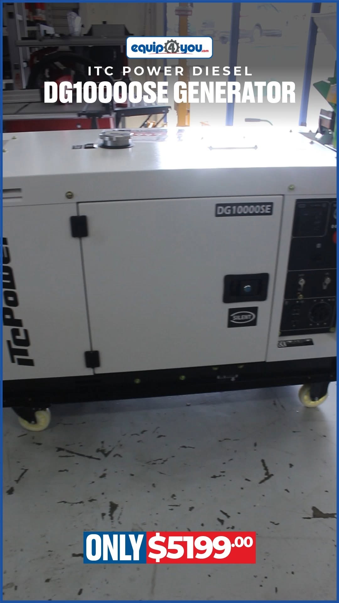 ITC Power DG10000SE Diesel Generator – Only $5,199 BBD