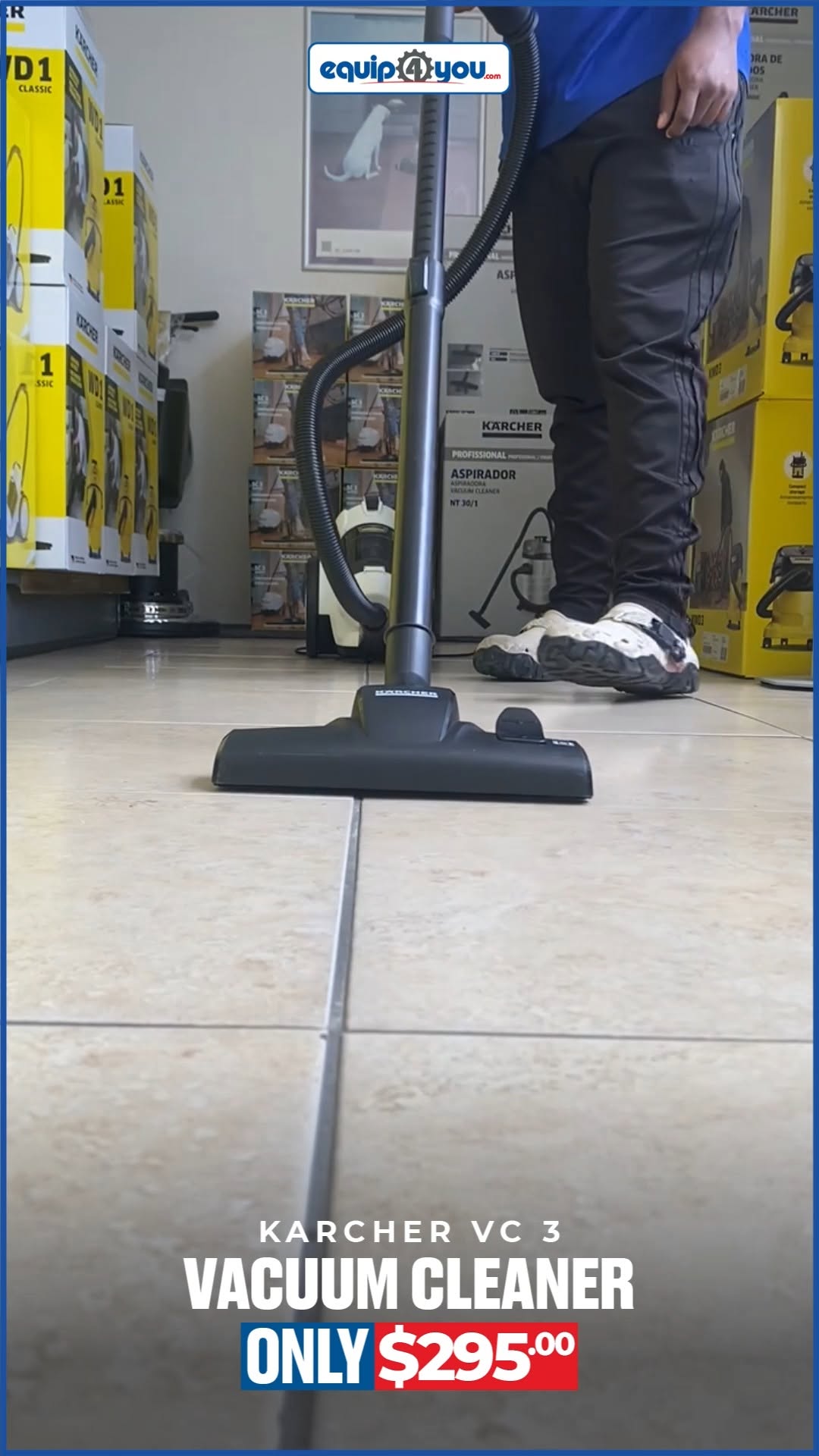 Karcher VC 3 Vacuum Cleaner – Only $295 BBD