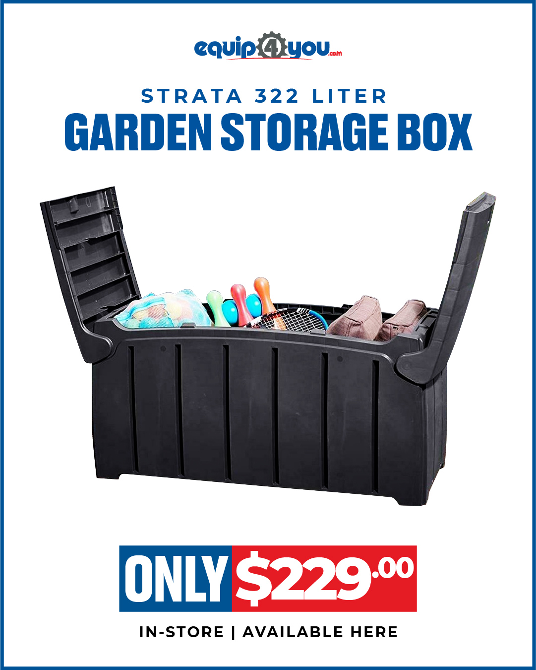 Strata 322 Liter Garden Storage Box - Only $229