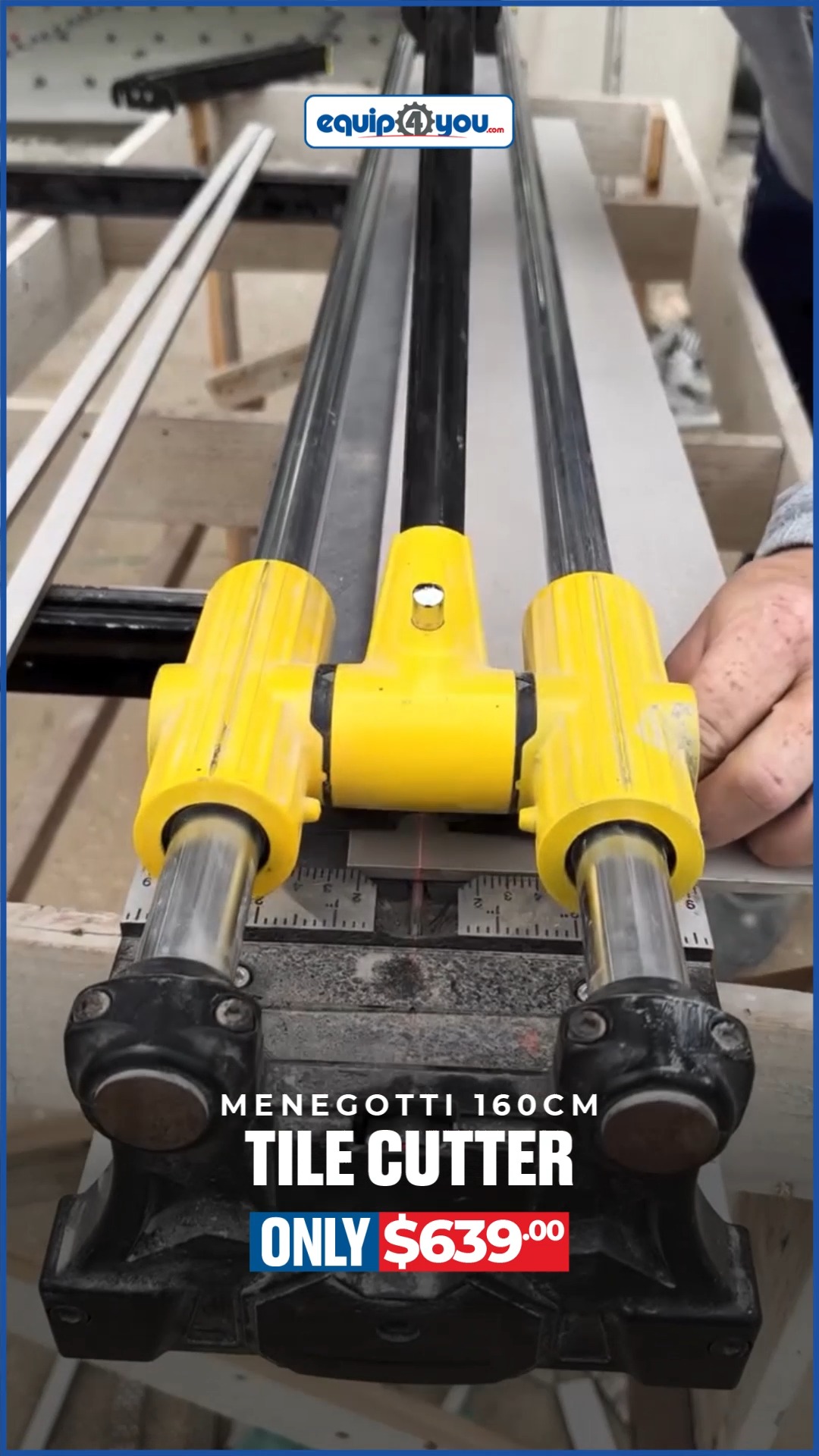 Menegotti 160cm Tile Cutter – Only $639