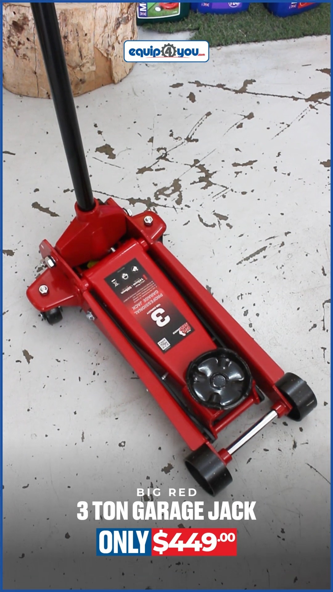 Big Red Garage Jacks — From $449 at Equip4You