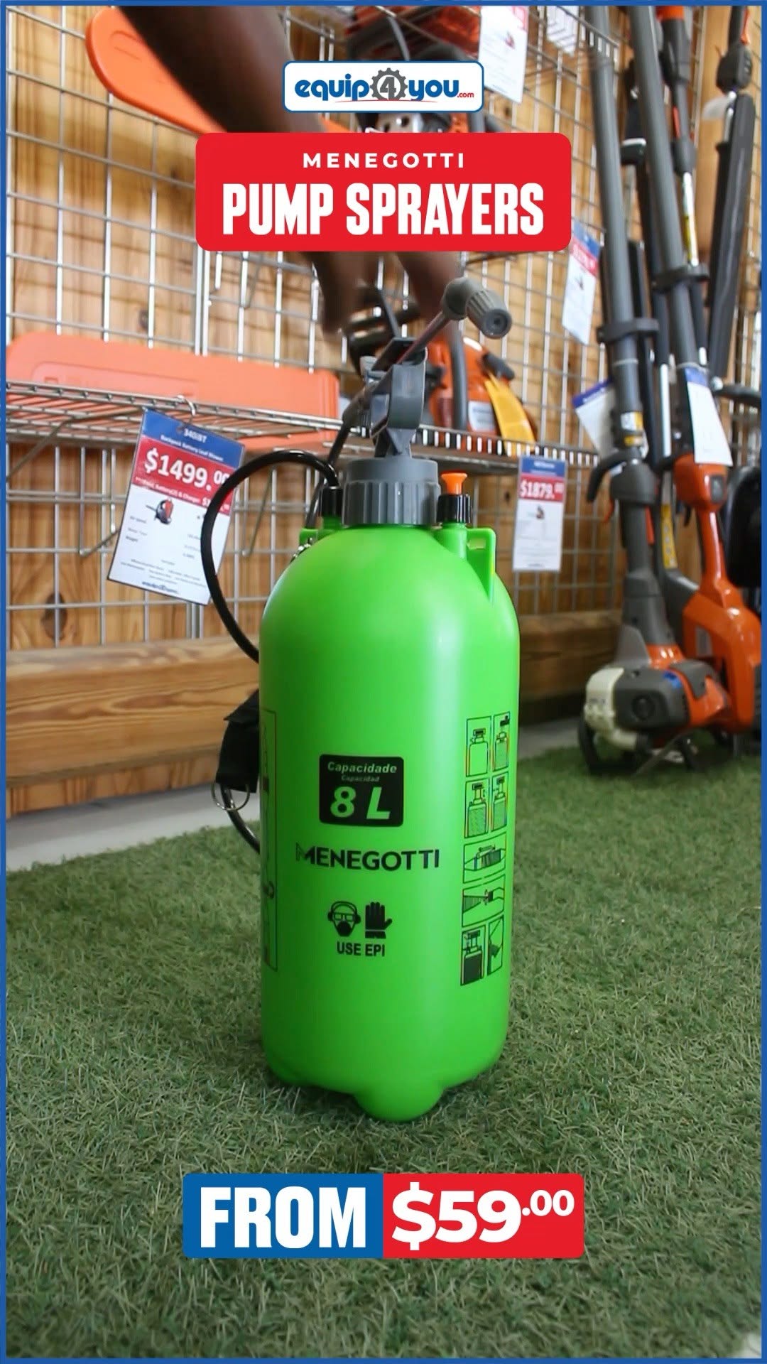 Menegotti Pump Sprayers from $59.00 BBD at Equip4You