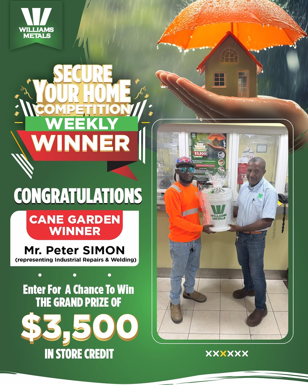 Williams Metals Secure Your Home Competition – Win $3,500 Store Credit