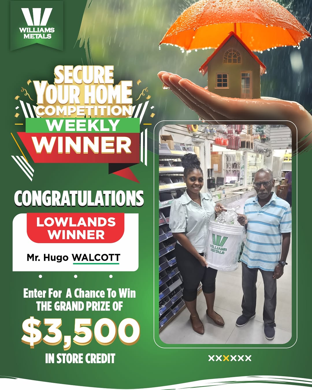 Williams Metals Secure Your Home Competition – Win $3,500 Store Credit