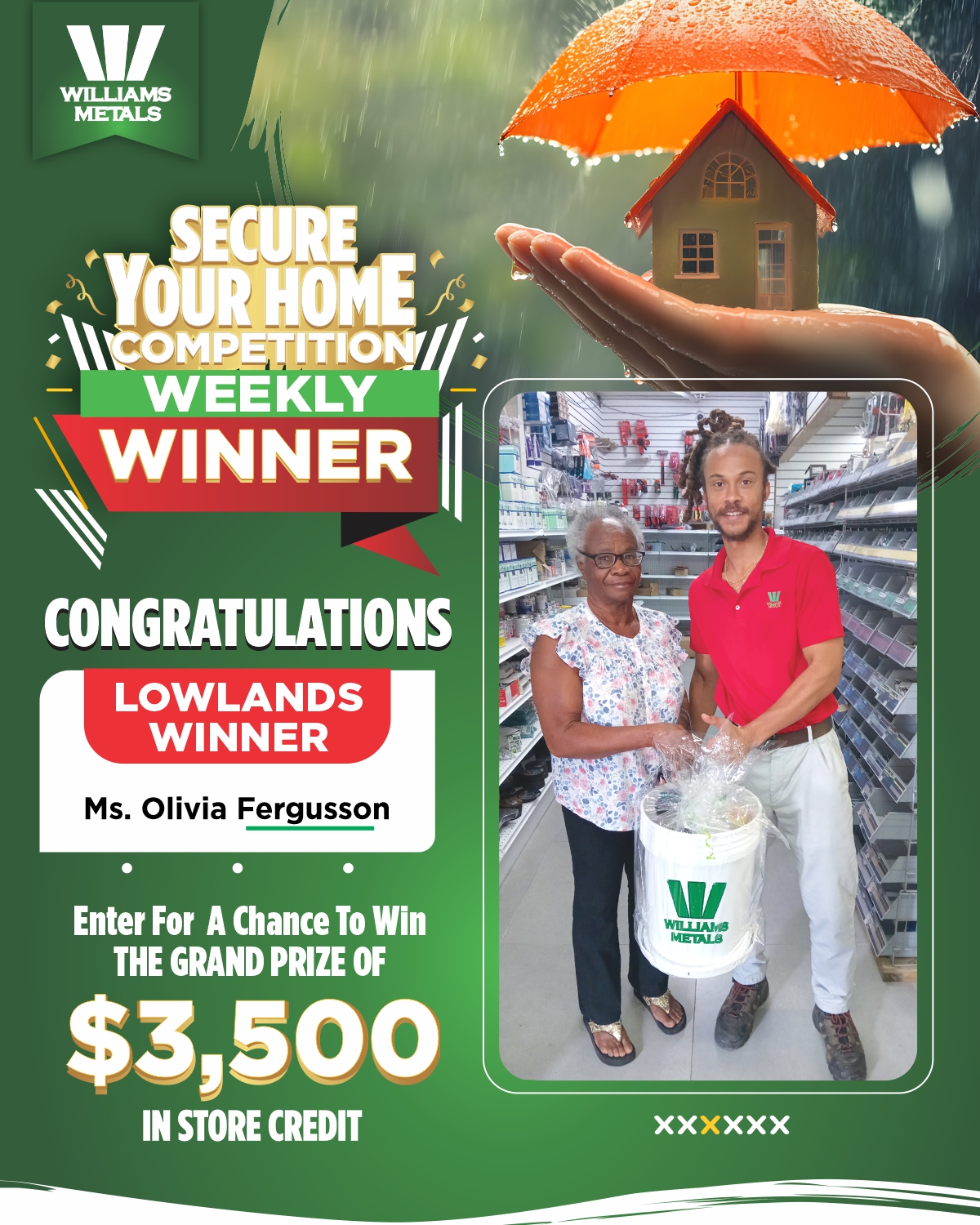 Williams Metals Secure Your Home Competition – Win $3,500 Store Credit