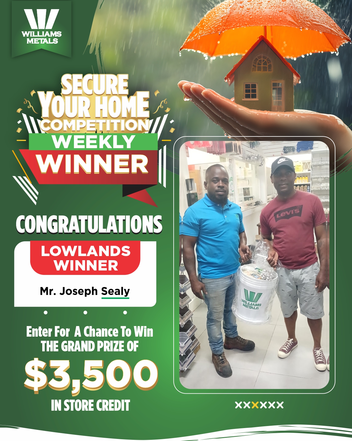 Williams Metals Secure Your Home Competition – Win $3,500 Store Credit