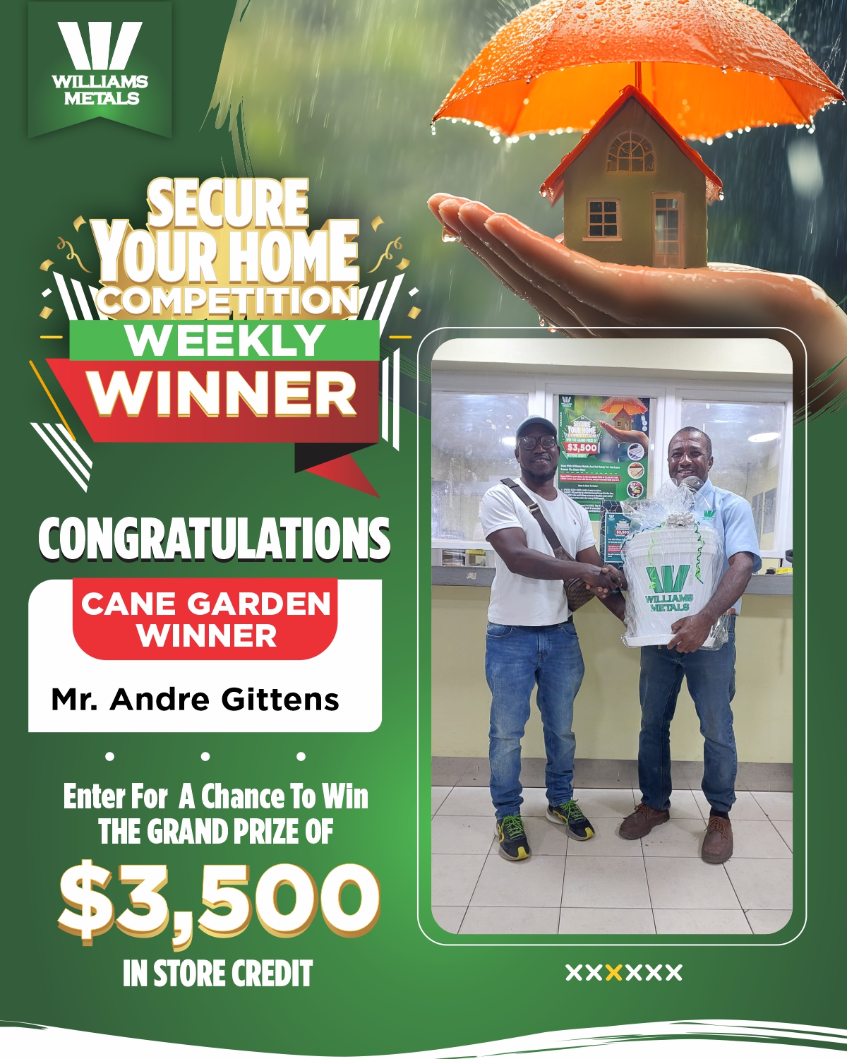 Williams Metals Secure Your Home Competition – Win $3,500 Store Credit