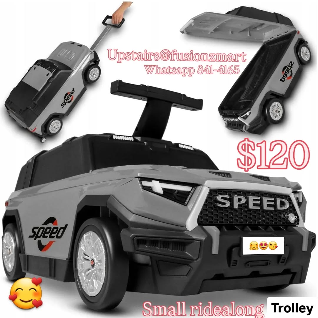 Kid's Ridealong Trolleys – $120 at Fusionz Mart