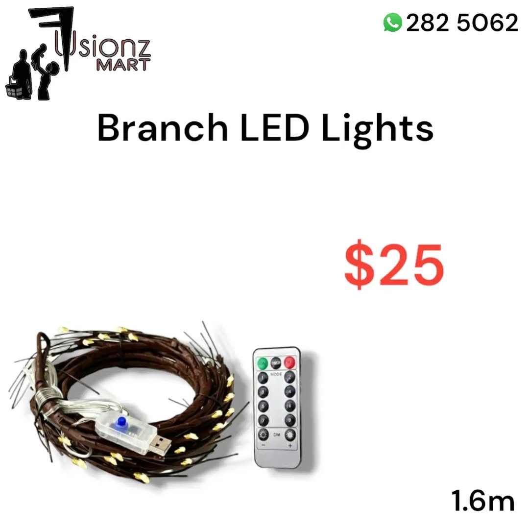 LED Lights Available at Fusionz Mart – Branch, Flower & Strip Lights from $25